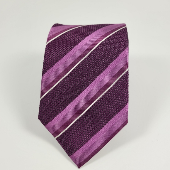 OLYMP | 100% silk handmade striped tie - Picture 3 of 7